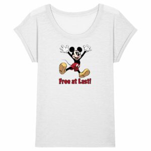 T-Shirt Femme Slun / Free at Last / 100% Coton BIO Peigné