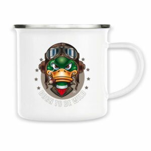 Mug émaillé /Wild Duck