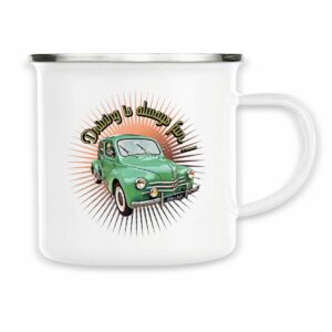 Mug émaillé / Renault 4CV