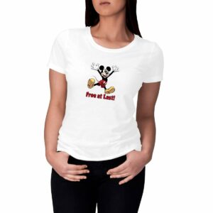T-shirt Femme / Free at Last / 100% Coton BIO Peigné
