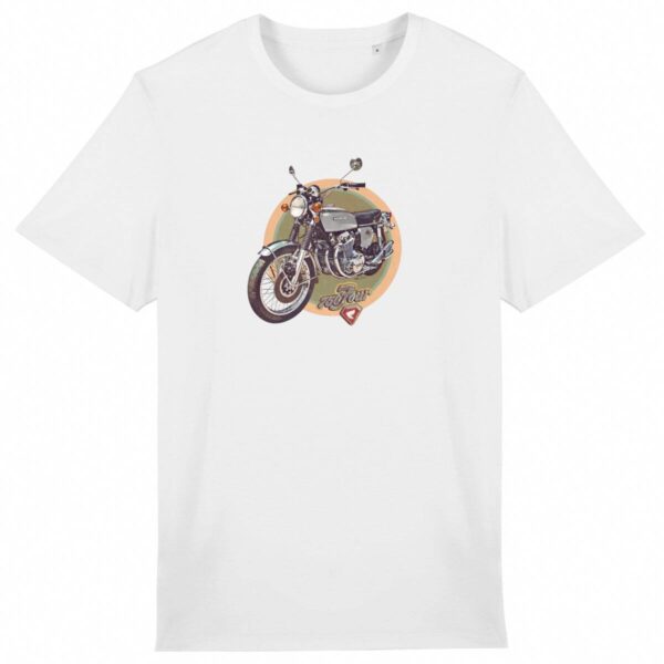 T-shirt unisexe Premium / Honda CB 750 Four Silver / 100% Coton BIO