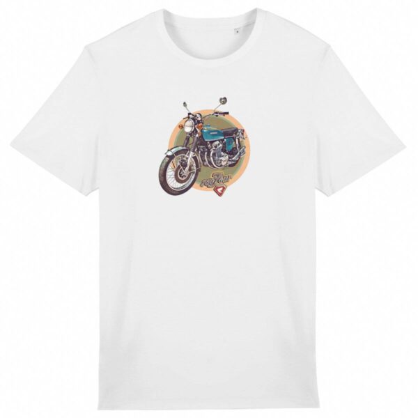 T-shirt unisexe Premium / Honda CB 750 Four Bleu / 100% Coton BIO