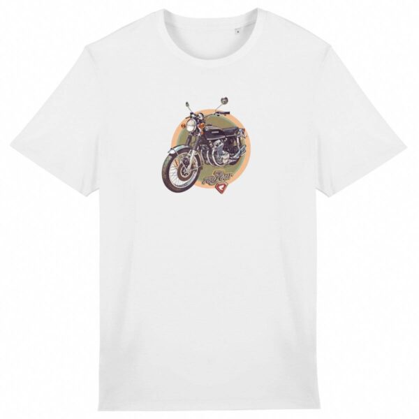 T-shirt unisexe Premium / Honda CB 750 Four Noir / 100% Coton BIO