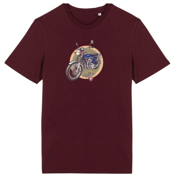 T-shirt unisexe Premium / Honda CB 750 Four Bleu Marine / 100% Coton BIO