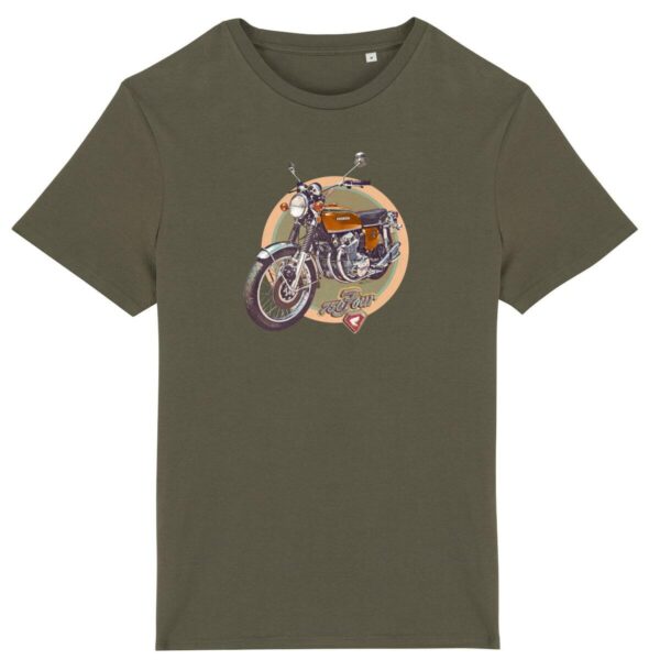 T-shirt unisexe Premium / Honda CB 750 Four Orange / 100% Coton BIO