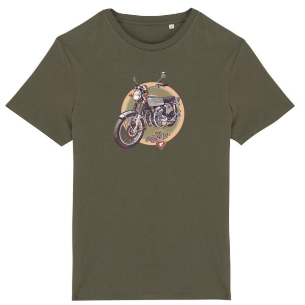 T-shirt unisexe Premium / Honda CB 750 Four Silver / 100% Coton BIO