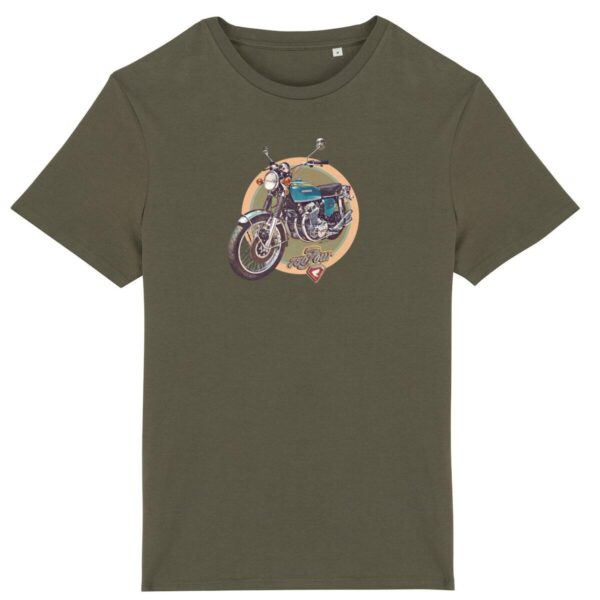 T-shirt unisexe Premium / Honda CB 750 Four Bleu / 100% Coton BIO