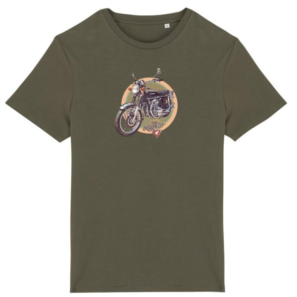 T-shirt unisexe Premium / Honda CB 750 Four Noir / 100% Coton BIO