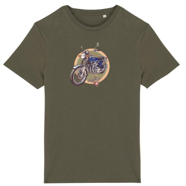 T-shirt unisexe Premium / Honda CB 750 Four Bleu Marine / 100% Coton BIO