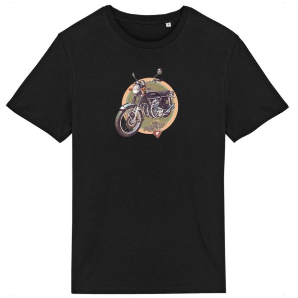 T-shirt unisexe Premium / Honda CB 750 Four Noir / 100% Coton BIO
