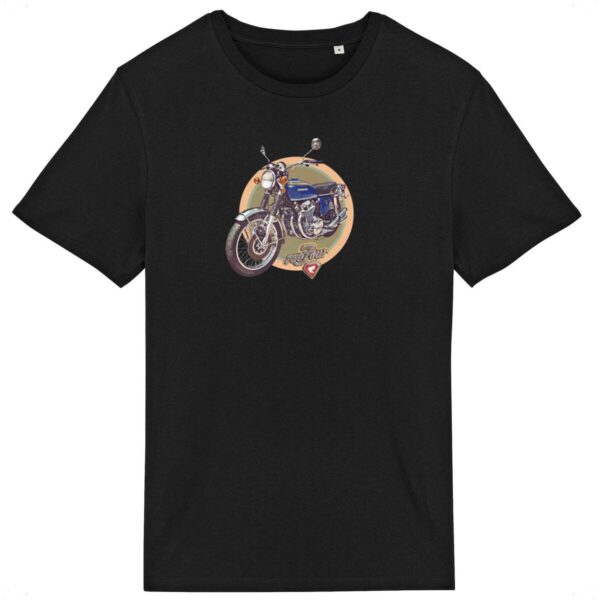 T-shirt unisexe Premium / Honda CB 750 Four Bleu Marine / 100% Coton BIO