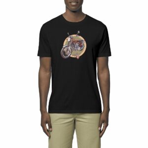 T-shirt unisexe Premium / Honda CB 750 Four Brown / 100% Coton BIO