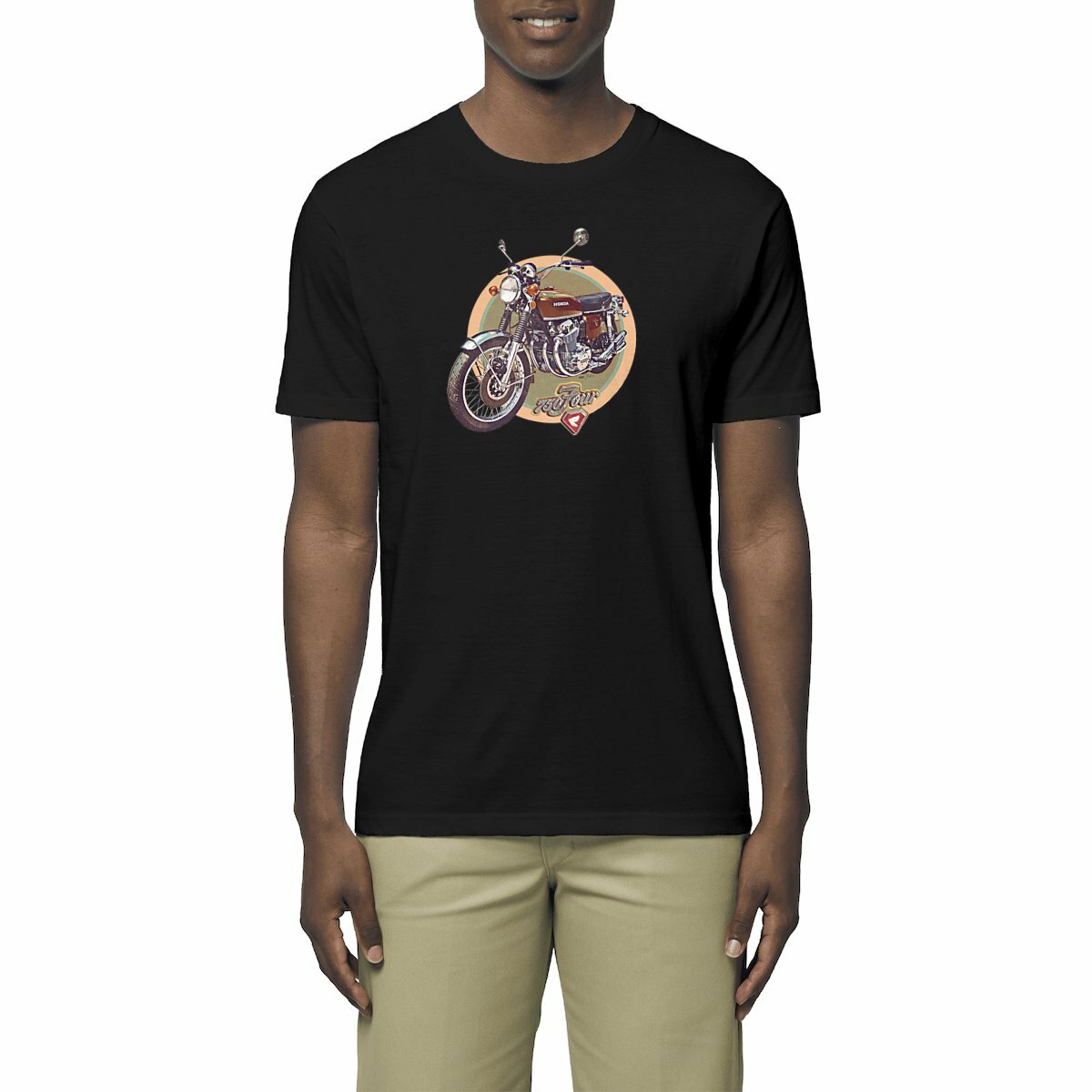T-shirt unisexe Premium / Honda CB 750 Four Brown / 100% Coton BIO